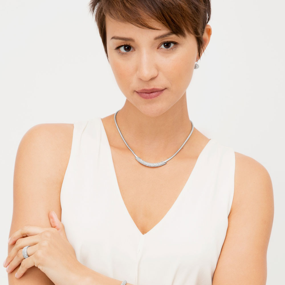 گردنبند بزرگ گرد الماس - تصویر 2